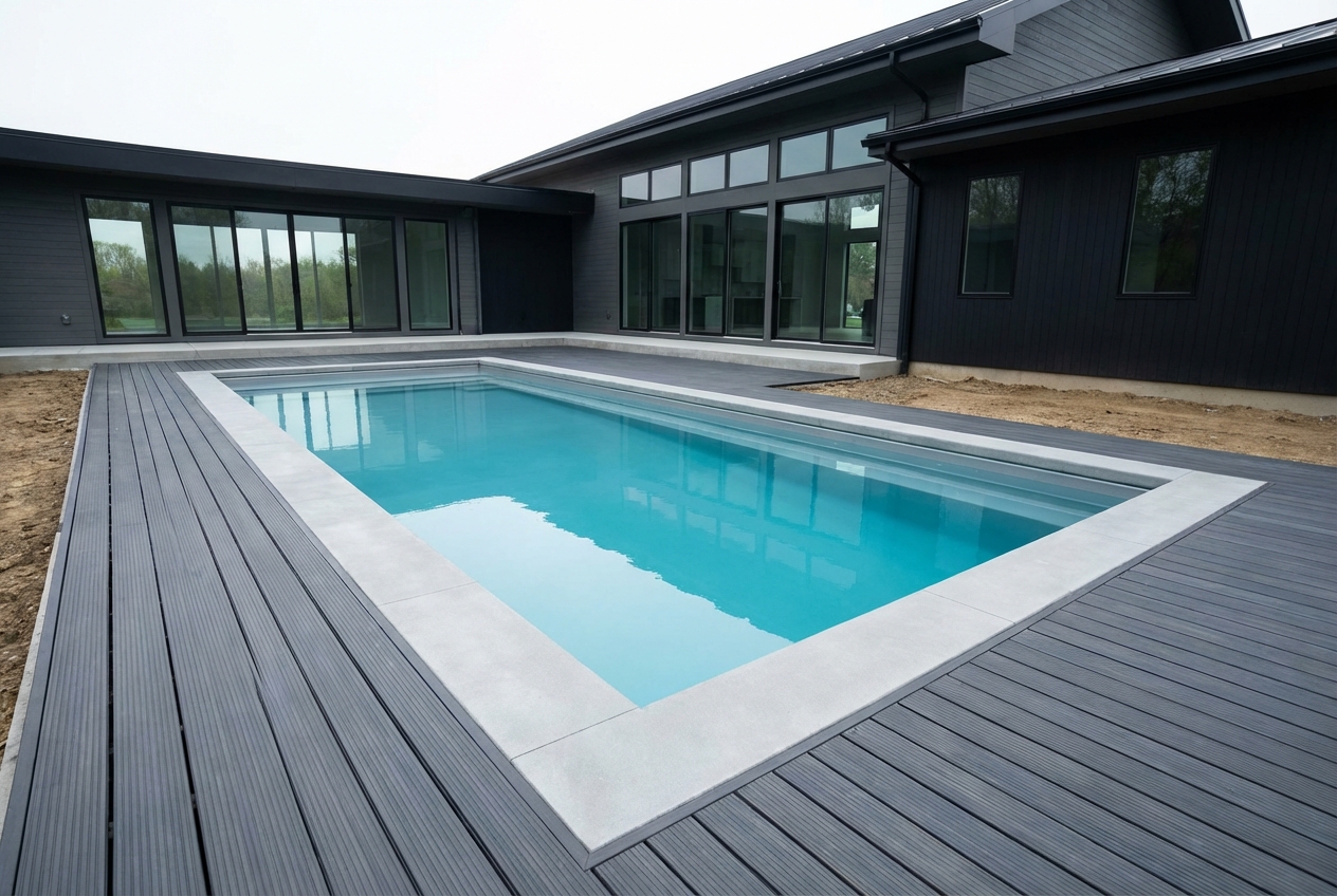 Fiberglass pool installation in Greenville DE